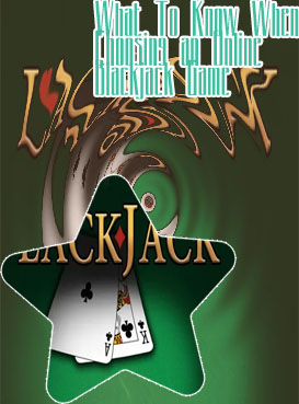 Blackjack online casino games