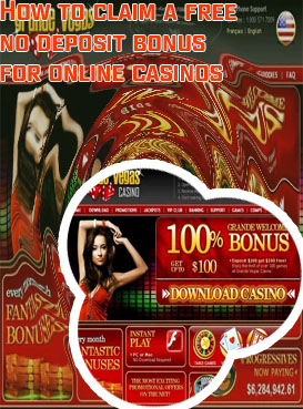 Free cash no deposit casino