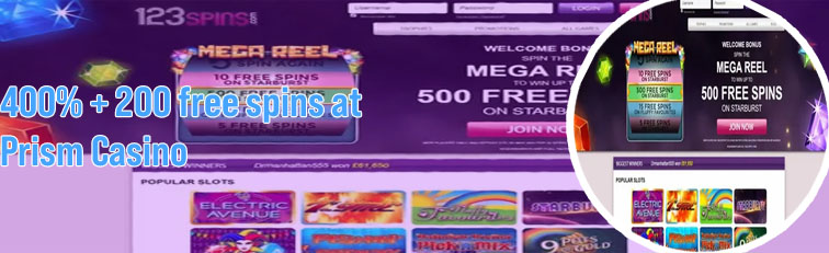 Free spins prism casino